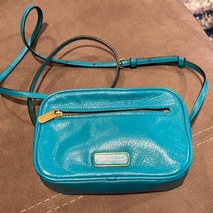 Women’s Marc by Marc Jacobs Turquoise Leather Crossbody Bag